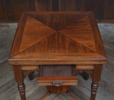 Mahogany Envelope Card Table SAI3256 - Image 6