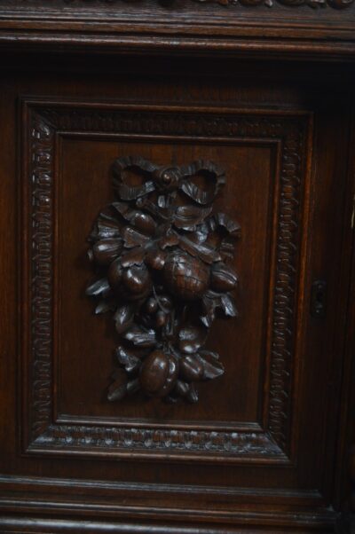 Continental Oak Mirror Back Sideboard SAI3254 - Image 33