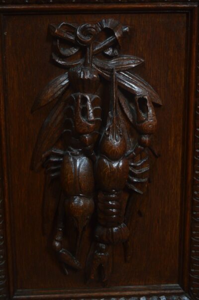 Continental Oak Mirror Back Sideboard SAI3254 - Image 32