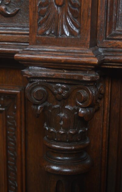 Continental Oak Mirror Back Sideboard SAI3254 - Image 29