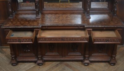 Continental Oak Mirror Back Sideboard SAI3254 - Image 28