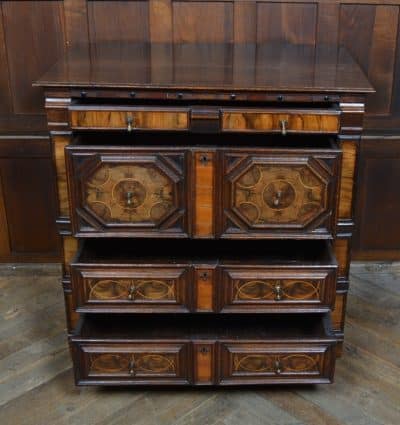 Carolean Style Oak Chest Of Drawers SAI3169 - Image 13