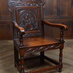 Edwardian Oak Arm Chair SAI3151 Antique Chairs