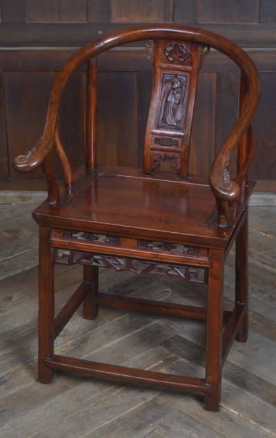 Chinese Lacquered Arm Chair SAI3241 Antique Chairs 3