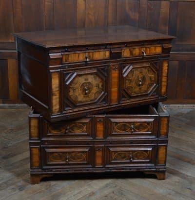 Carolean Style Oak Chest Of Drawers SAI3169 - Image 7