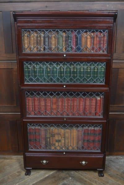 Edwardian Mahogany Sectional Bookcase SAI3272 Antique Bookcases 3