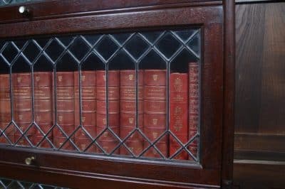 Edwardian Mahogany Sectional Bookcase SAI3272 Antique Bookcases 8