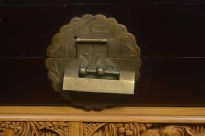 Chinese Camphor Wood Carved Storage /blanket Box SAI3263 - Image 18