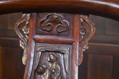 Chinese Lacquered Arm Chair SAI3242 - Image 9
