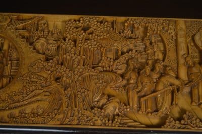 Chinese Camphor Wood Carved Storage /blanket Box SAI3263 Antique Coffers 8