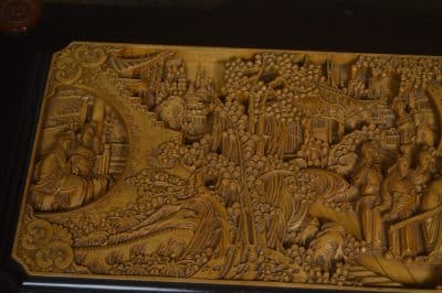Chinese Camphor Wood Carved Storage /blanket Box SAI3263 Antique Coffers 7