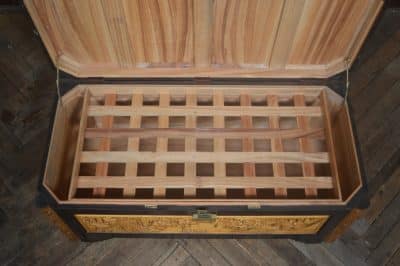 Chinese Camphor Wood Carved Storage /blanket Box SAI3263 - Image 23