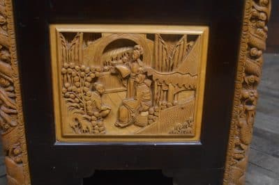 Chinese Camphor Wood Carved Storage /blanket Box SAI3263 - Image 16