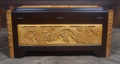 Chinese Camphor Wood Carved Storage /blanket Box SAI3263 Antique Coffers 14