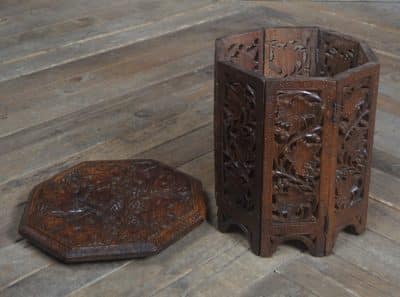 Islamic Carved Octagonal Folding Table SAI3243 Antique Furniture 6