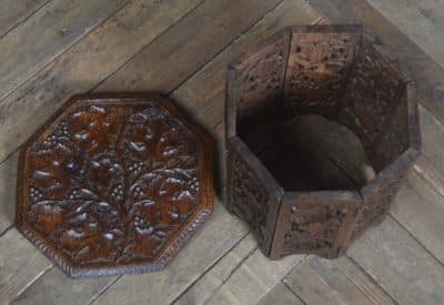 Islamic Carved Octagonal Folding Table SAI3243 Antique Furniture 5