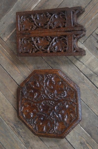 Islamic Carved Octagonal Folding Table SAI3243 Antique Furniture 4
