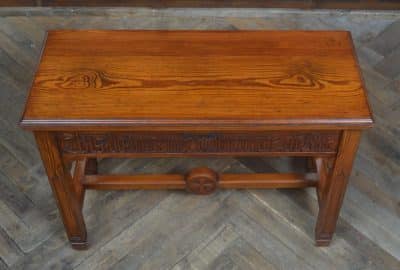 Pine Gothic/ Church Hall Table SAI3244 Antique Furniture 5