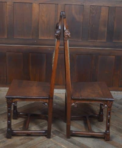 Pair Of Gothic Style Victorian Chairs SAI3265 Antique Chairs 11