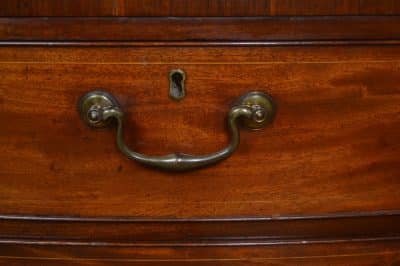 Georgian Mahogany Bow Front Chest Of Drawers SAI3227 Antique Draws 8