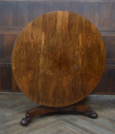 Victorian Rosewood Snap Top Table SAI3250 Antique Furniture 3