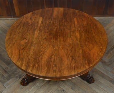 Victorian Rosewood Snap Top Table SAI3250 Antique Furniture 8