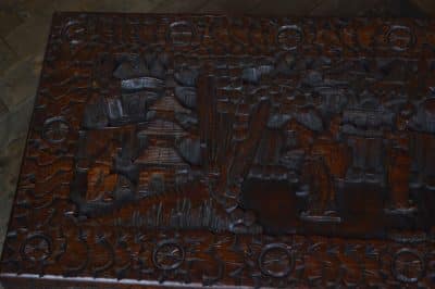 Oriental Camphor Wood Blanket / Storage Box SAI3232 - Image 16