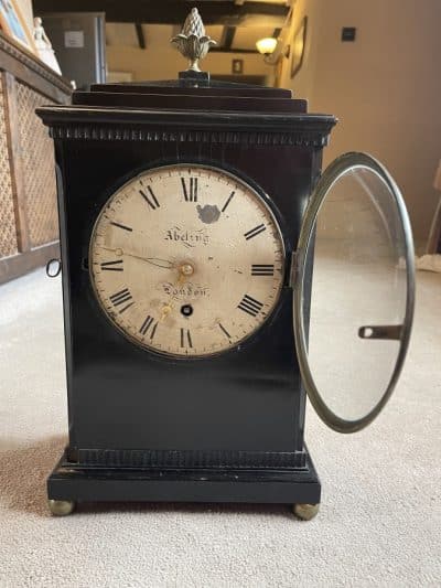 Regency bracket clock c1830 bracket clock Antique Clocks 11