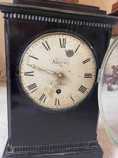 Regency bracket clock c1830 bracket clock Antique Clocks 12