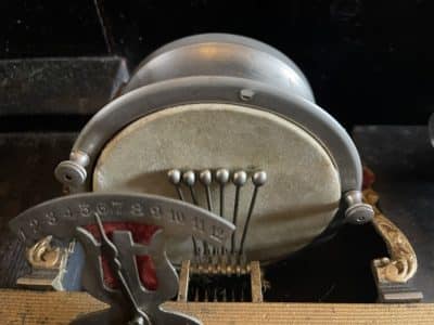 Antique orchestral music box with drums and bells c1880 - Image 4