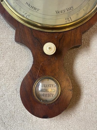 Georgian banjo barometer c1820 - Image 3