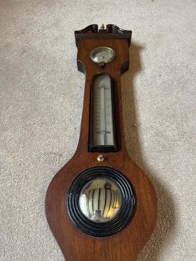 Georgian banjo barometer c1820 banjo barometer Scientific Antiques 7