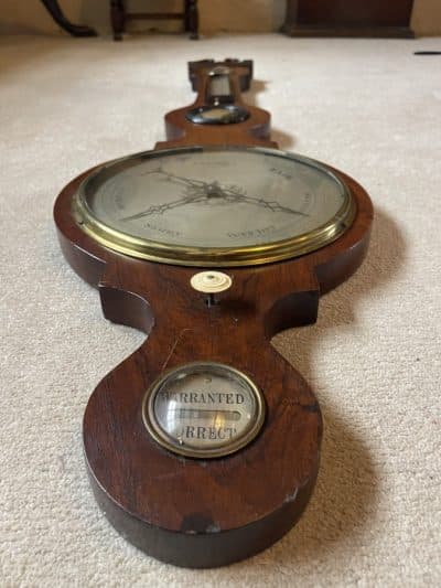 Georgian banjo barometer c1820 banjo barometer Scientific Antiques 8