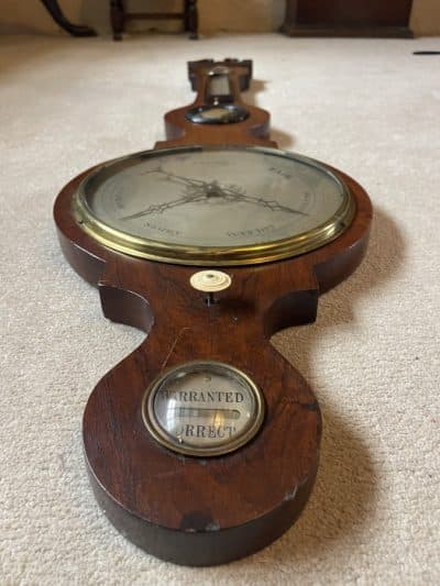 Georgian banjo barometer c1820 - Image 6
