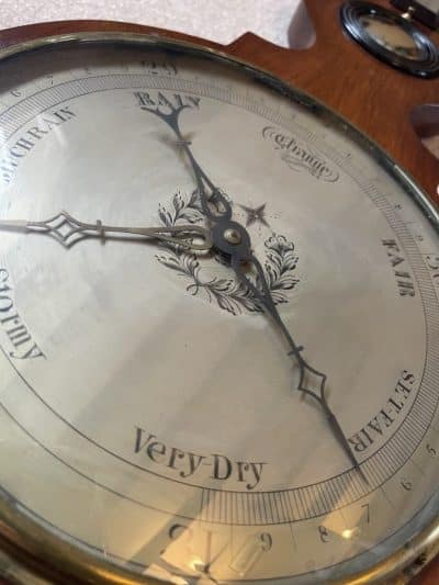 Georgian banjo barometer c1820 - Image 7