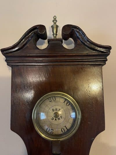 Georgian banjo barometer c1820 banjo barometer Scientific Antiques 11