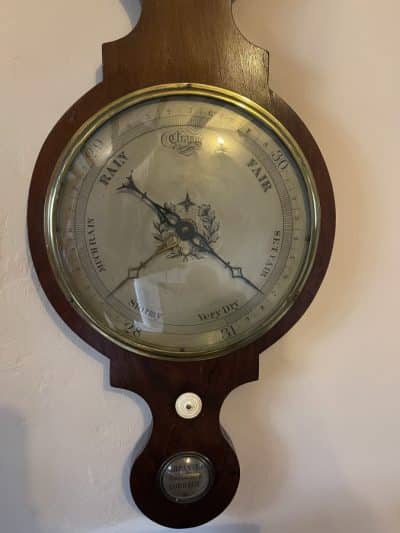 Georgian banjo barometer c1820 - Image 13