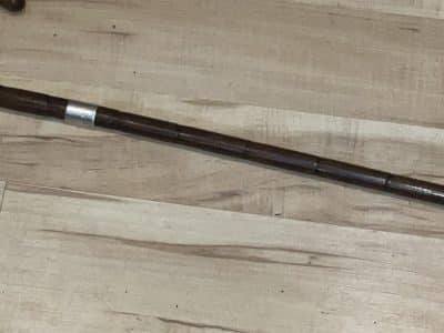 Gentleman’s walking stick sword stick with silver collar - Image 10