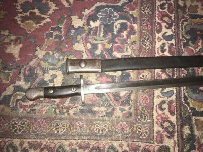 Bayonet and Scabbard British Army 1WW Military & War Antiques 12