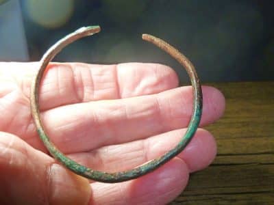 Ancient Viking Bronze Bracelet (5113) ancient viking Antique Bracelets 8