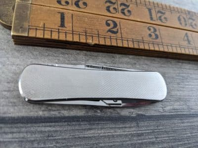 George ibbersons of Sheffield stainless steel manicureing knife very rare possibility unique pocketknife Antique Knives 5