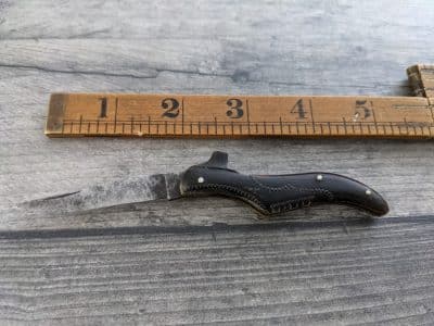 Victorian pocket knife in the form of a shoe Antique Knives 6