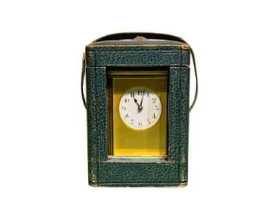 A Fine French Brass Cased Repeater Carriage Clock Antique Clocks 8