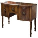 A William IV mahogany bow fronted sideboard Antique Furniture