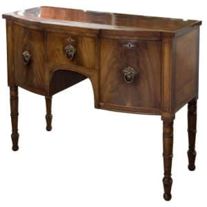 A William IV mahogany bow fronted sideboard Antique Furniture