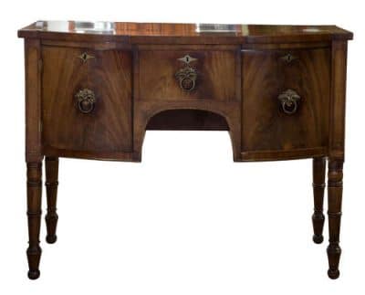 A William IV mahogany bow fronted sideboard Antique Furniture 5