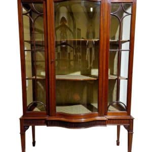 Edwardian Mahogany Display Cabinet Antique Cabinets
