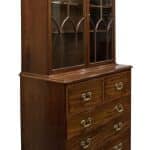 George III mahogany secretaire bookcase Antique Bookcases