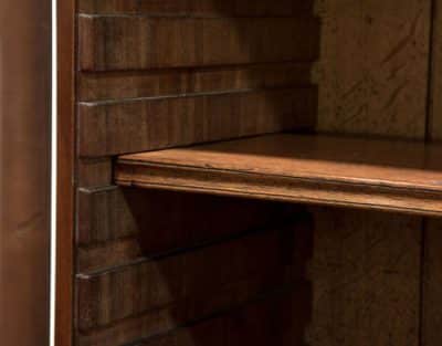George III mahogany secretaire bookcase - Image 7