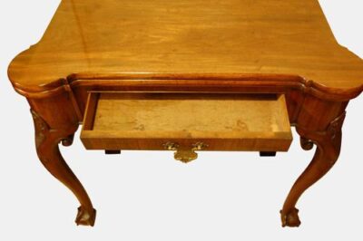 Mahogany Foldover Table Antique Furniture 7